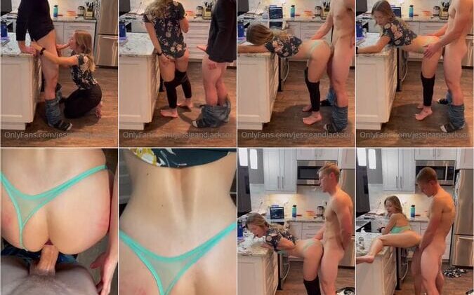 Jessie And Jackson Kitchen Fuck Video