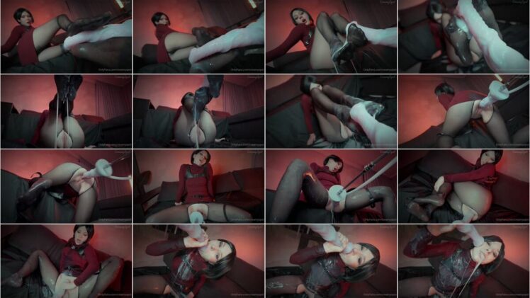 Creamy Spot Plays A Dildo As Ada Wong