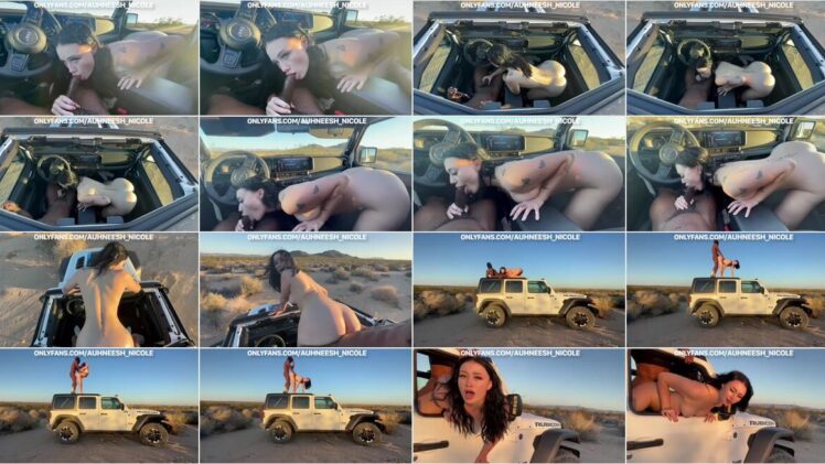Auhneesh Nicole Car Sex Creampie In Desert