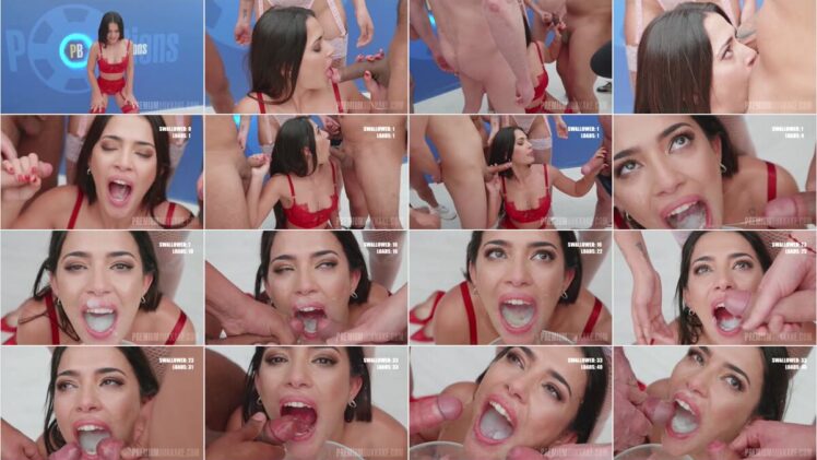 Nuria Millan Cum Swallowed Slut Bukkake Gangbang