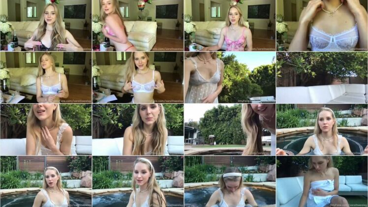 Caroline Zalog Hot Live Stream Video
