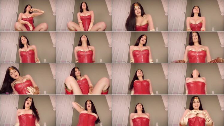 Ellie Idol Wonder Woman Takes A Ride On Your Batmobile Video