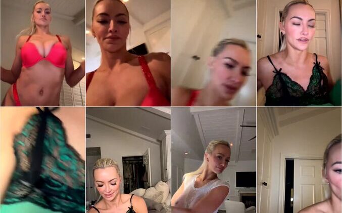 Lindsey Pelas Christmas Livestream Video
