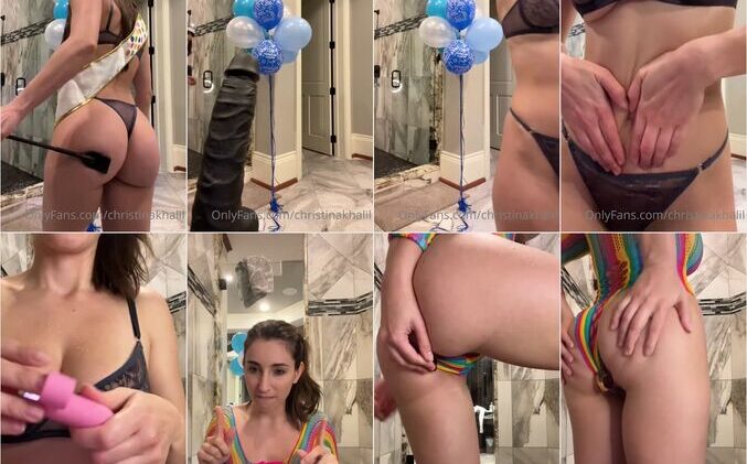Christina Khalil Nude Birthday Livestream Video