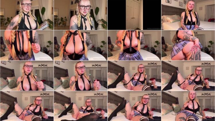 Skylar Vox – Sexy Schoolgirl JOI FULL Experience