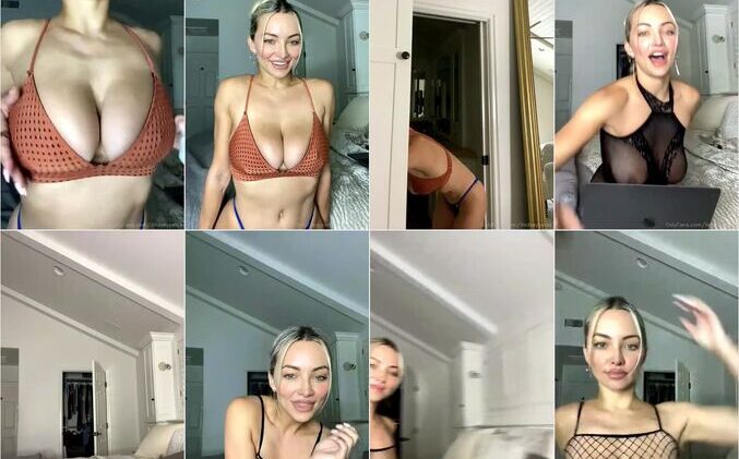 Lindsey Pelas Hot Fishnet Livestream Video