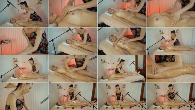 ASMR Massage Full Body Massage With Rose Petals Video