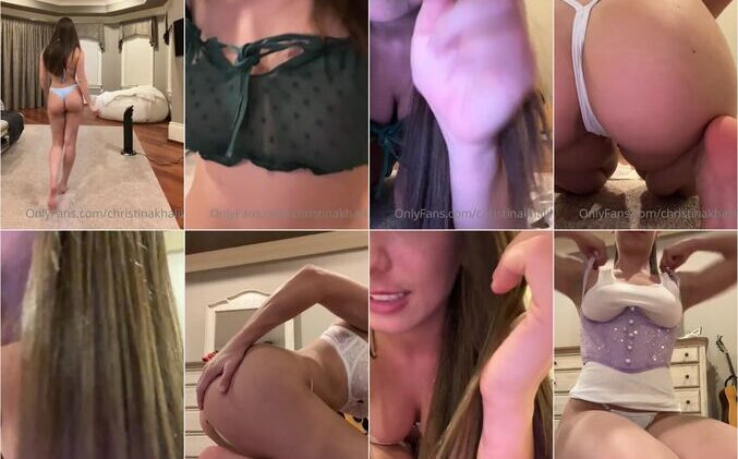 Christina Khalil Buttplug And Dildo Play Livestream Video