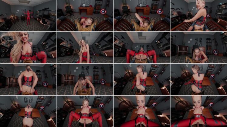 Blake Blossom – Lady Deadpool & Wolverine A Porn Parody VR to 2D