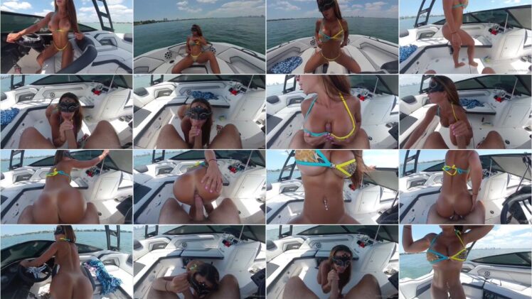 Miss Lexa Riding Huge Cock On Private Yacht