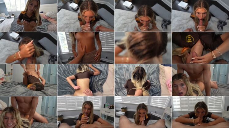 XoXAmbs – UPS Girl Gets Fucked On A Delivery